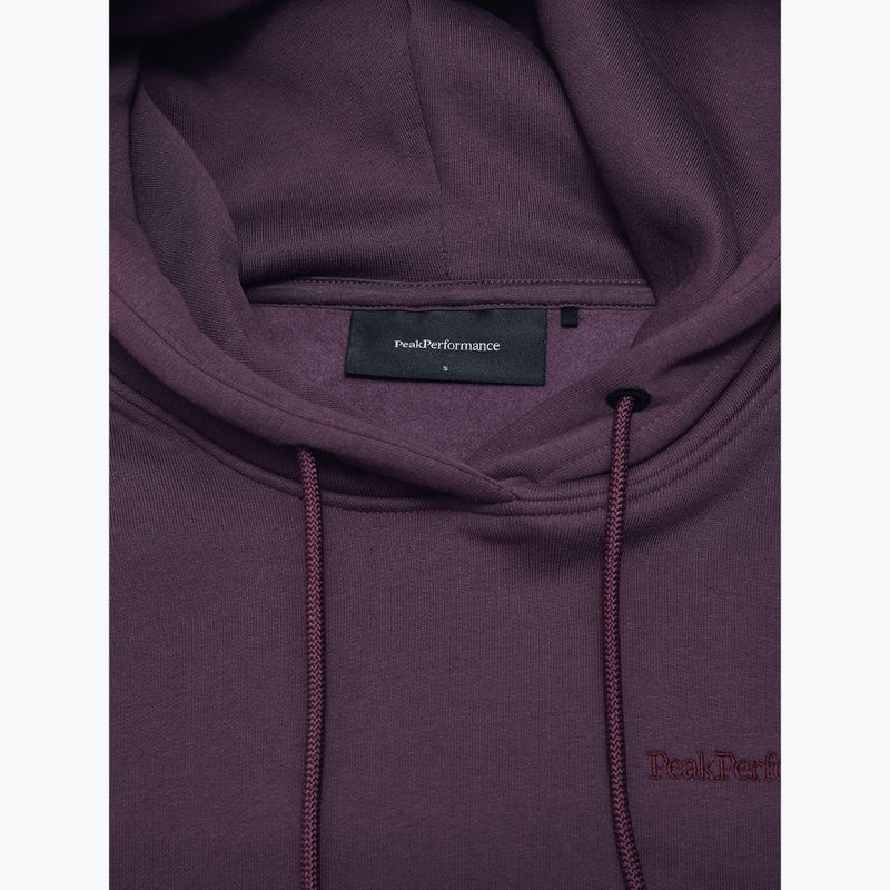 Bluză pentru femei Peak Performance Original Small Logo Hood mystic purple 6