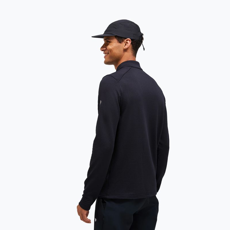Bluză fleece pentru bărbați Peak Performance Trail Polartec Power Grid Half Zip black 2