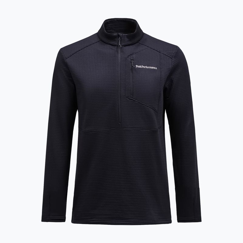 Bluză fleece pentru bărbați Peak Performance Trail Polartec Power Grid Half Zip black 4
