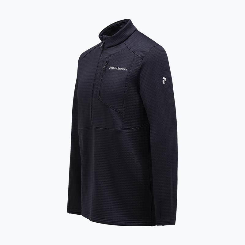 Bluză fleece pentru bărbați Peak Performance Trail Polartec Power Grid Half Zip black 6