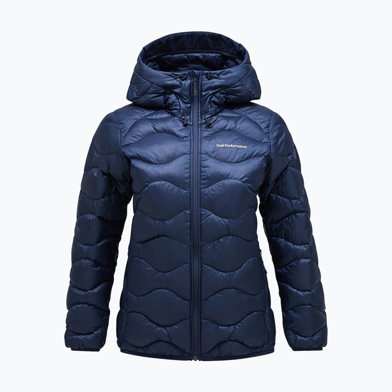 Geacă cu puf pentru femei Peak Performance Helium Down Hood blue shadow 4