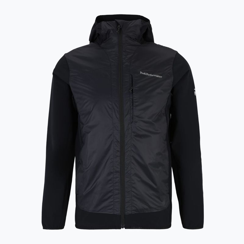 Geacă hibrid pentru bărbați Peak Performance Radiance Hybrid Hood black