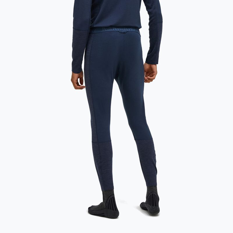 Pantaloni termoactivi pentru bărbați Peak Performance Magic Long John blue shadow 2