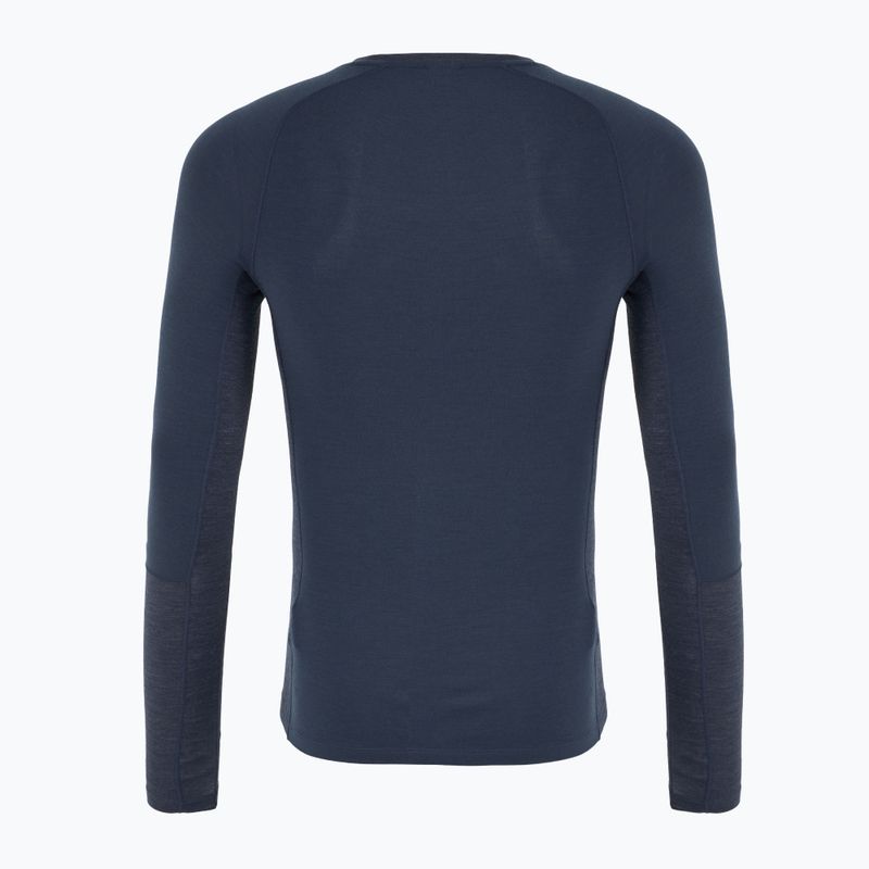 Longsleeve termoactiv pentru bărbați Peak Performance Magic Crew blue shadow 2