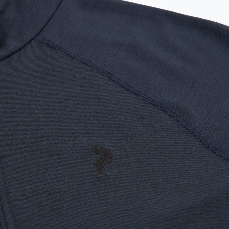 Longsleeve termoactiv pentru bărbați Peak Performance Magic Half Zip blue shadow 3
