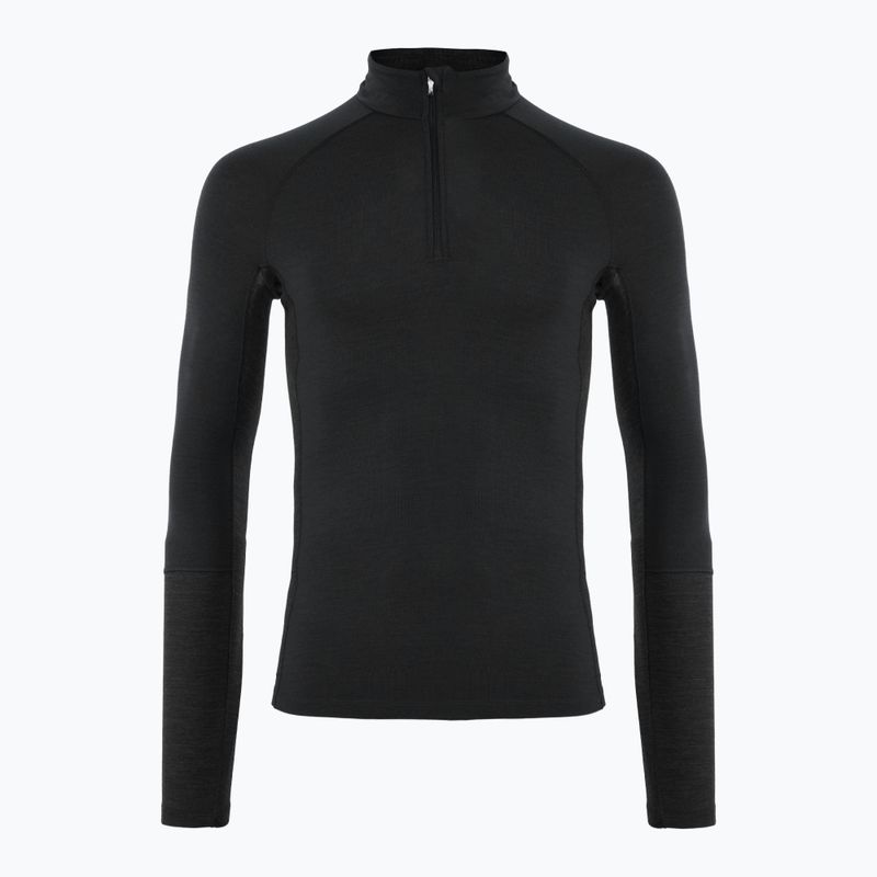 Longsleeve termoactiv pentru bărbați Peak Performance Magic Half Zip black