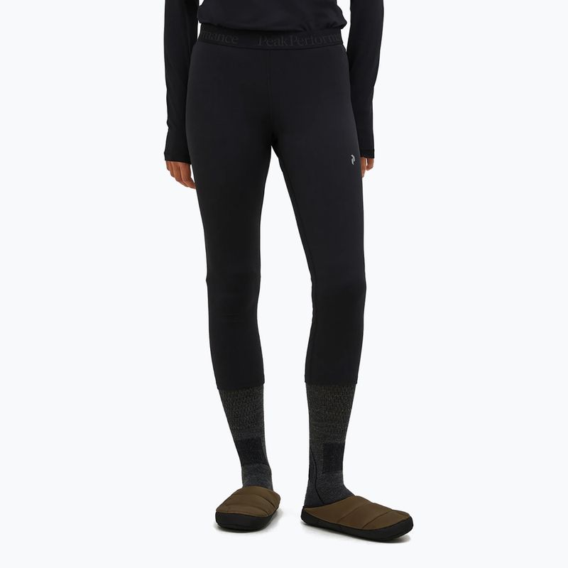 Colanți termici pentru femei Peak Performance Spirit Short John negri