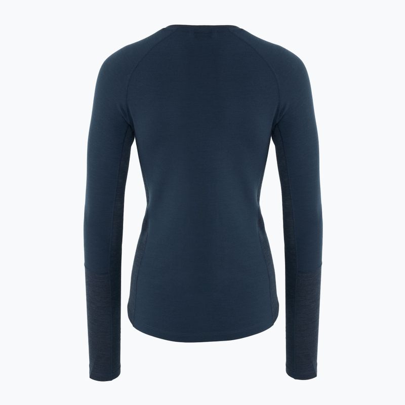 Bluză termică damă Peak Performance Magic Crew blue shadow 2
