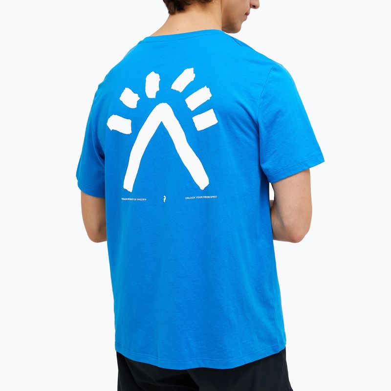 Tricou pentru bărbați  Peak Performance Explore Graphic brilliant blue 2