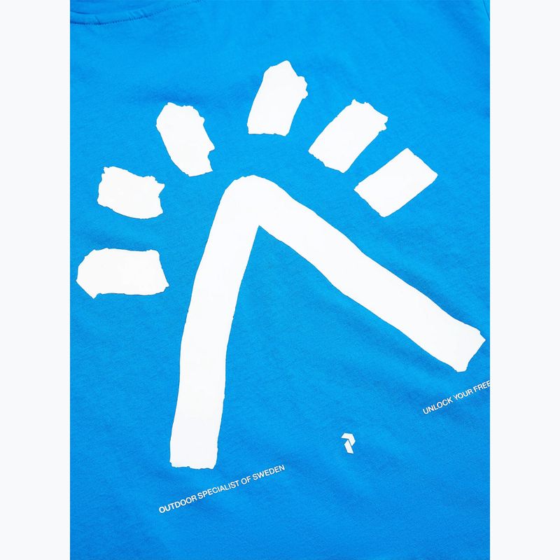 Tricou pentru bărbați  Peak Performance Explore Graphic brilliant blue 6