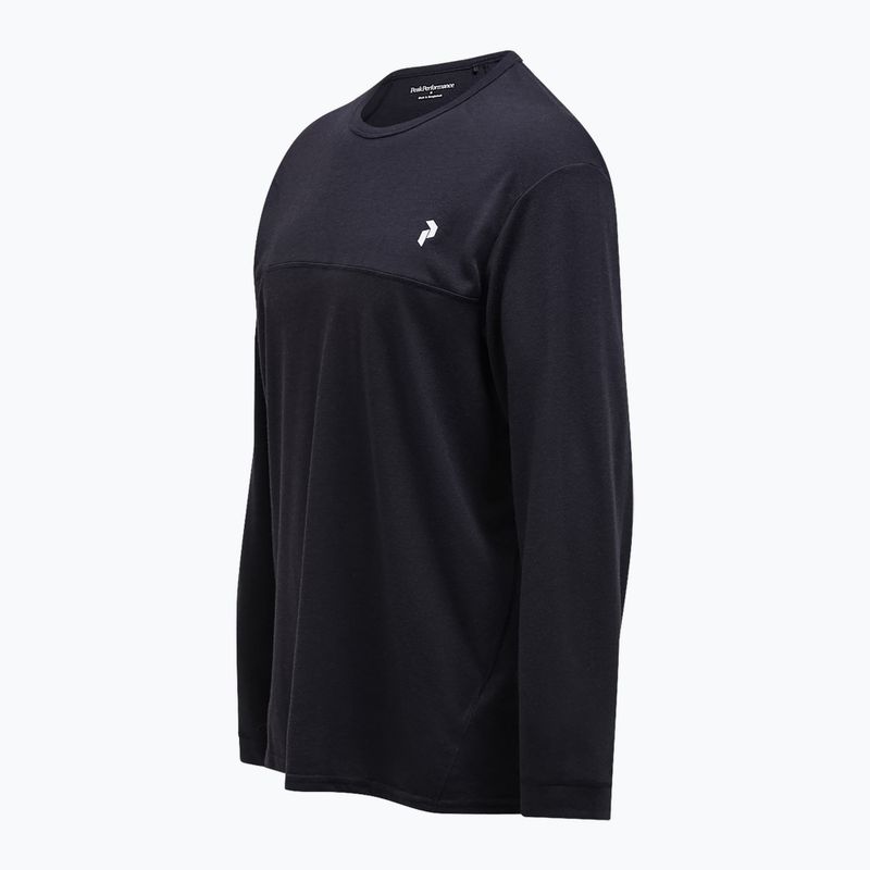 Longsleeve pentru bărbați Peak Performance Trail Wool Blend black 3