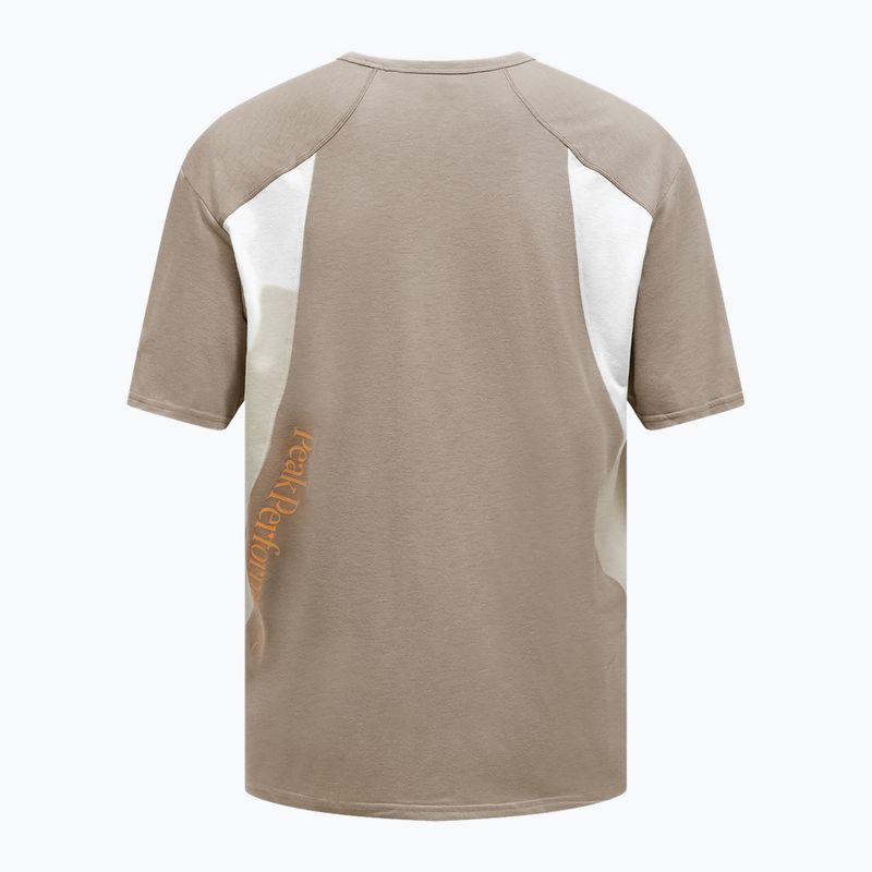 Tricou pentru bărbați Peak Performance Trail Wool Blend avid beige/sand fog 2