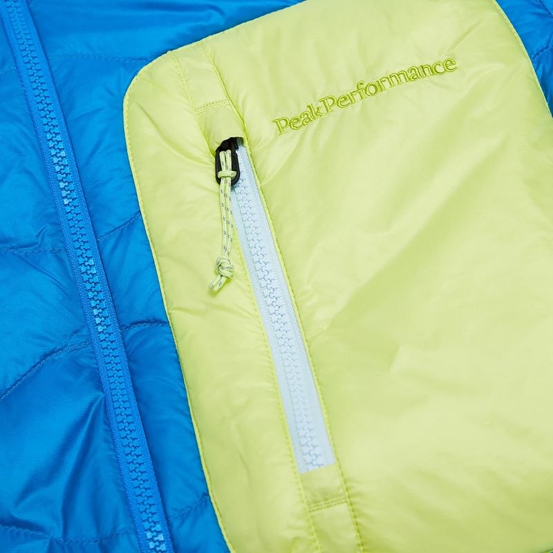 Geacă de puf pentru bărbați Peak Performance Helium Utility Down brilliant blue/cloud/sunny adventur 9