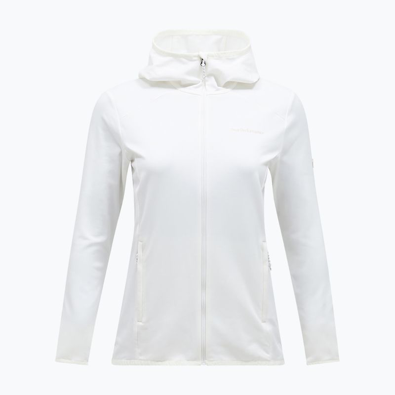 Bluză de trekking pentru femei Peak Performance Light Zip Hood off white 3