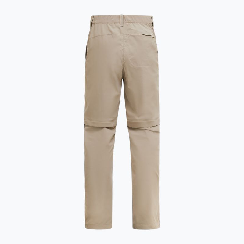 Pantaloni de trekking pentru bărbați Peak Performance Iconiq Zip avid beige 2
