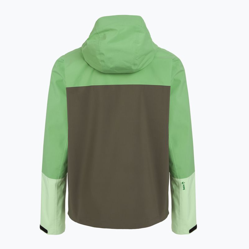 Geacă de ploaie pentru bărbați Peak Performance Trail Hipe Shell Jacket peppermint/pine needle/green 2