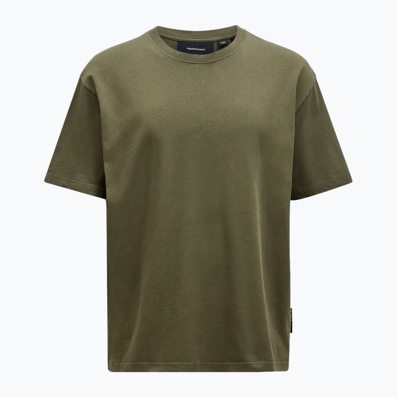Tricou pentru bărbați Peak Performance Heavy Cotton pine needle