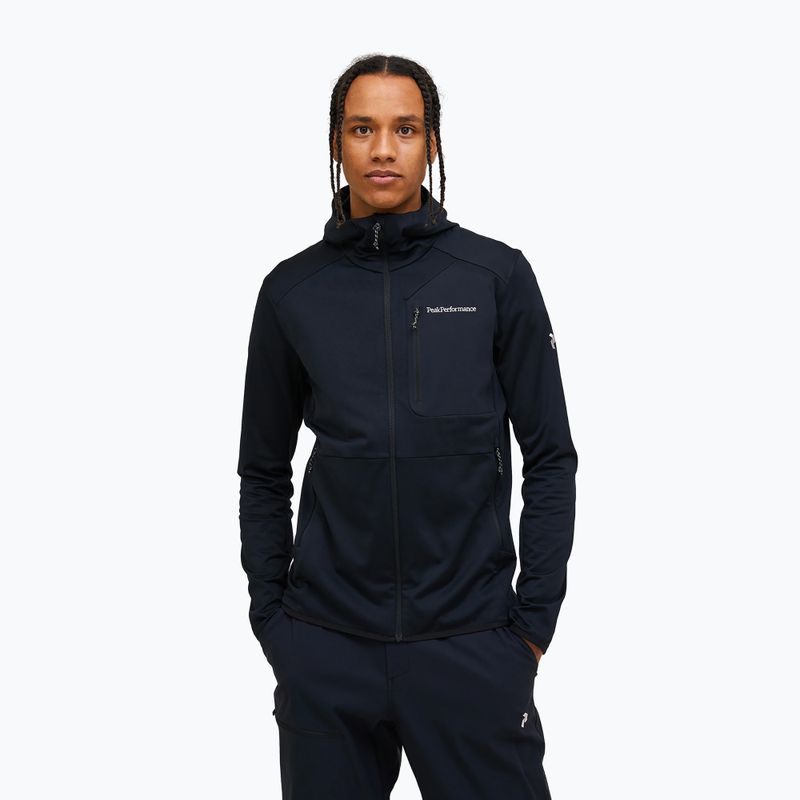 Bluză Peak Performance Utility Light Zip black/black