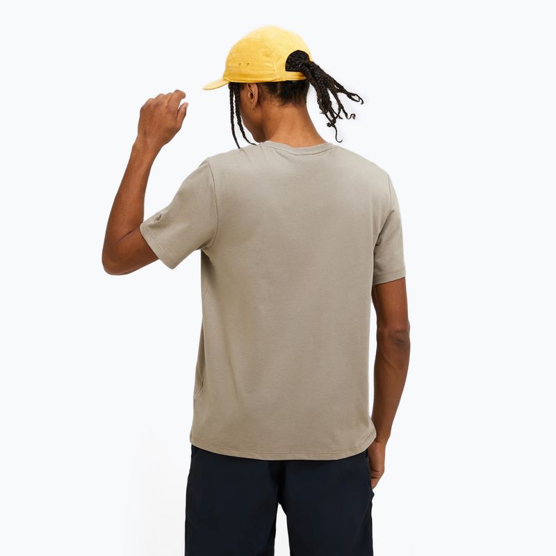 Tricou pentru bărbați  Peak Performance Explore Logo avid beige 2
