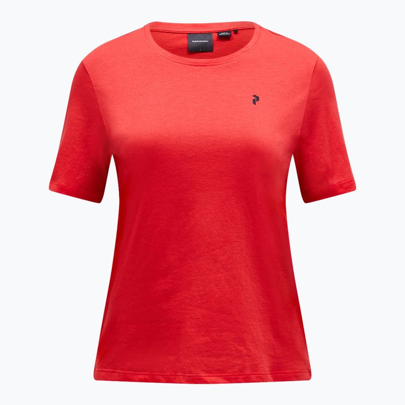 Tricou pentru femei Peak Performance Explore Graphic brilliant red 3