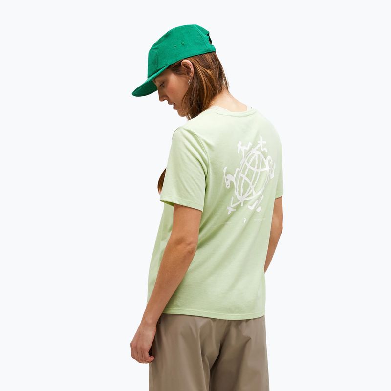 Tricou pentru femei Peak Performance Explore Graphic vivid green 2