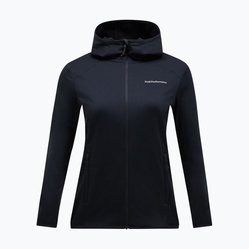 Bluză de trekking pentru femei Peak Performance Light Zip Hood black 4