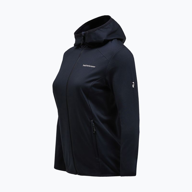 Bluză de trekking pentru femei Peak Performance Light Zip Hood black 6
