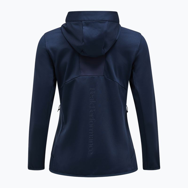 Bluză pentru femei Peak Performance Utility Light Zip blue shadow 2