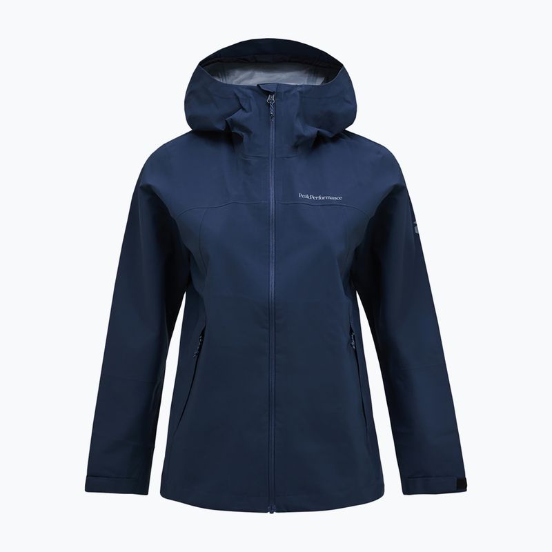 Geacă de ploaie pentru femei Peak Performance Trail Hipe Shell Jacket blue shadow