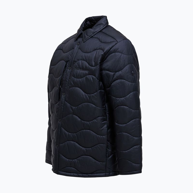 Geacă cu puf pentru bărbați Peak Performance Helium Synthetic Overshirt Black 3