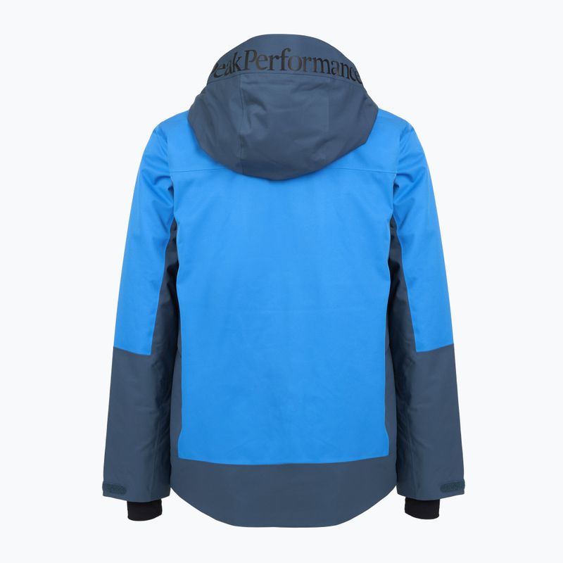 Geacă de schi pentru bărbați Peak Performance Rider Tech Insulated azure ascent/mountain lake 2