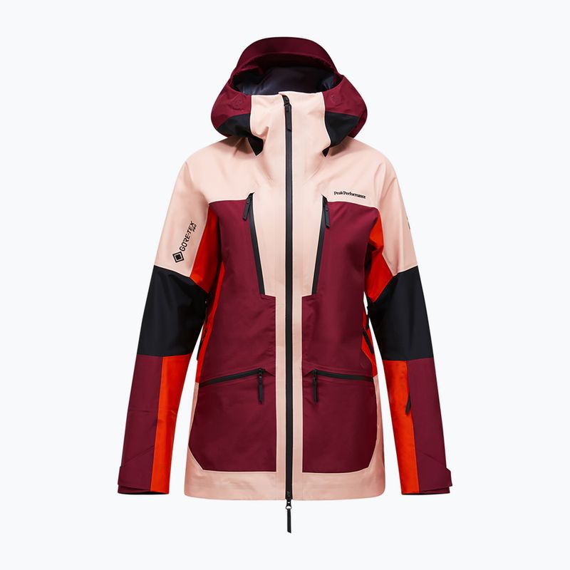 Geacă de schi pentru femei Peak Performance Vertical Gore-Tex Pro Jacket peach fuzz/vertical zenith