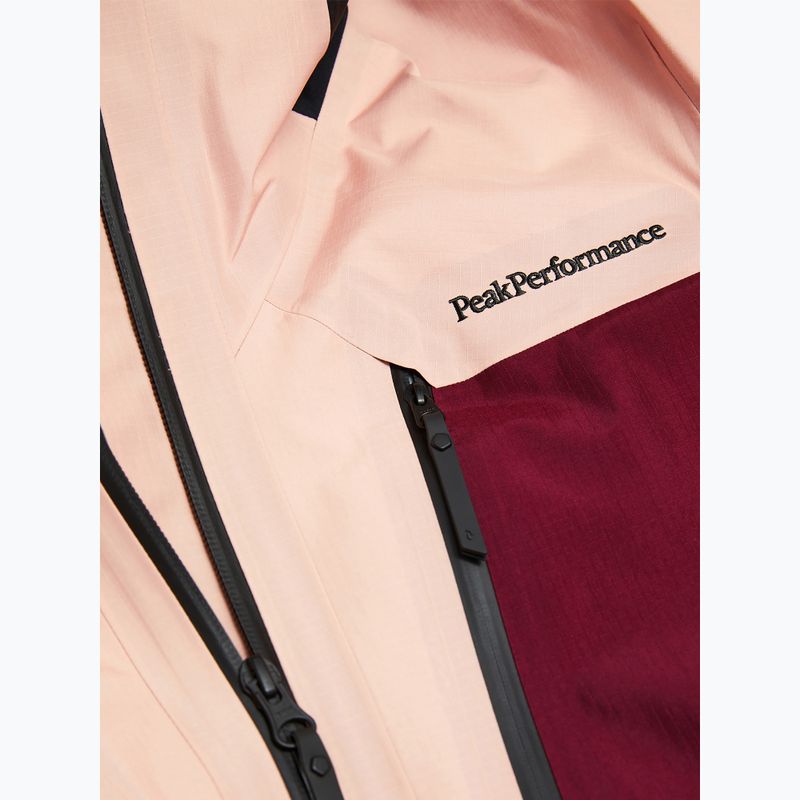 Geacă de schi pentru femei Peak Performance Vertical Gore-Tex Pro Jacket peach fuzz/vertical zenith 4