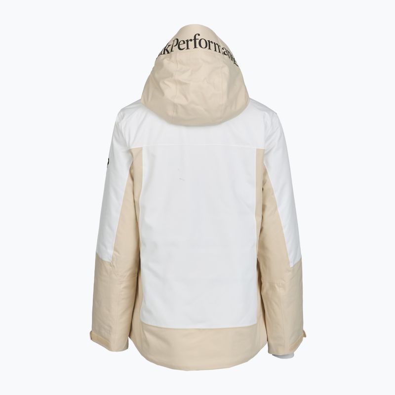 Geacă de schi damă Perak Performance Rider Tech Insulated sand fog/off white 2