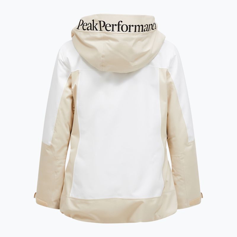 Geacă de schi damă Perak Performance Rider Tech Insulated sand fog/off white 7