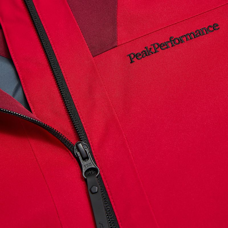 Geacă de schi damă Perak Performance Rider Tech Insulated vertical zenith/tech burgundy 4