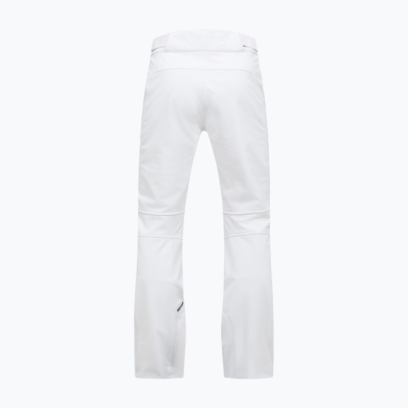 Pantaloni de schi pentru femei Peak Performance Stretch Softshell off white 2