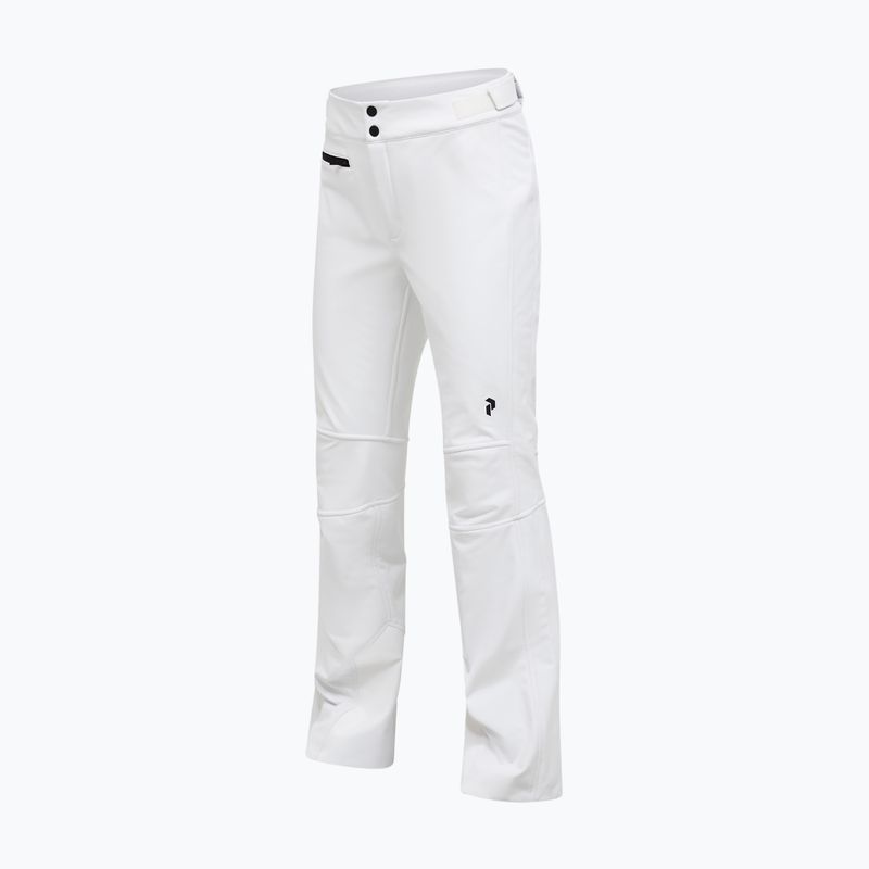 Pantaloni de schi pentru femei Peak Performance Stretch Softshell off white 3
