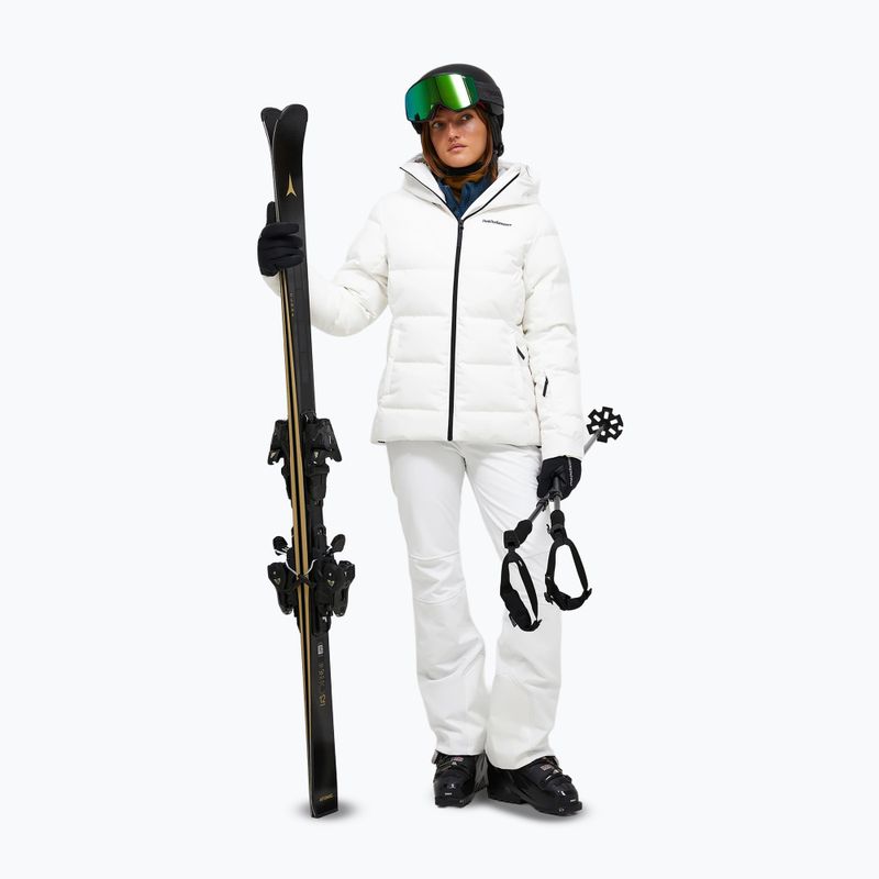 Pantaloni de schi pentru femei Peak Performance Stretch Softshell off white 5