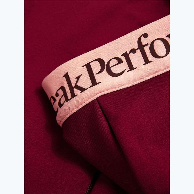 Bluză pentru femei Peak Performance Rider Essentials Zip Hood Vertical Zenith/Peach Fuzz 4
