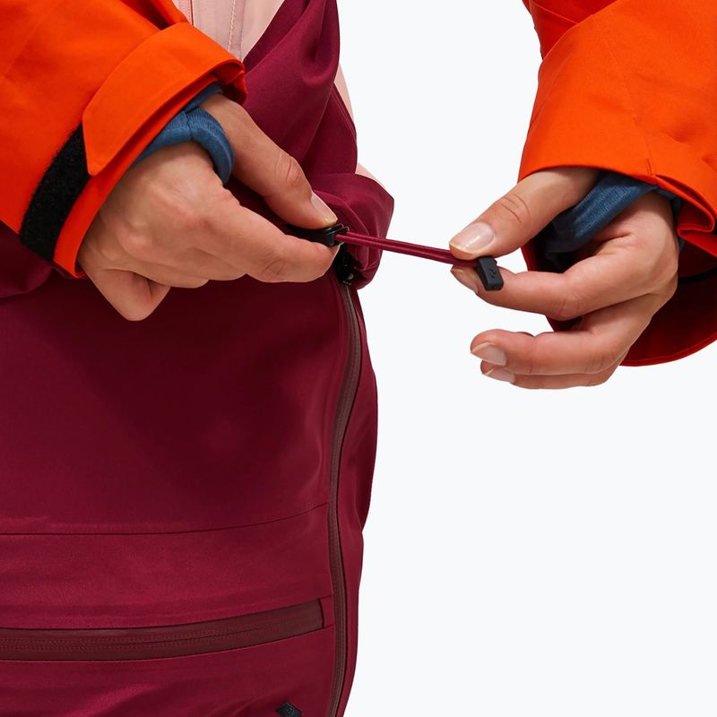 Geacă de schi pentru femei Peak Performance Visilight GTX C-Knit 3L tech burgundy/peach fuzz 5