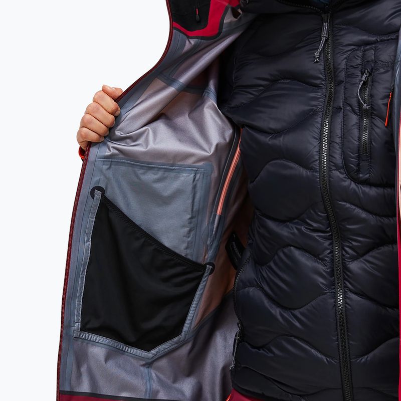 Geacă de schi pentru femei Peak Performance Visilight GTX C-Knit 3L tech burgundy/peach fuzz 6