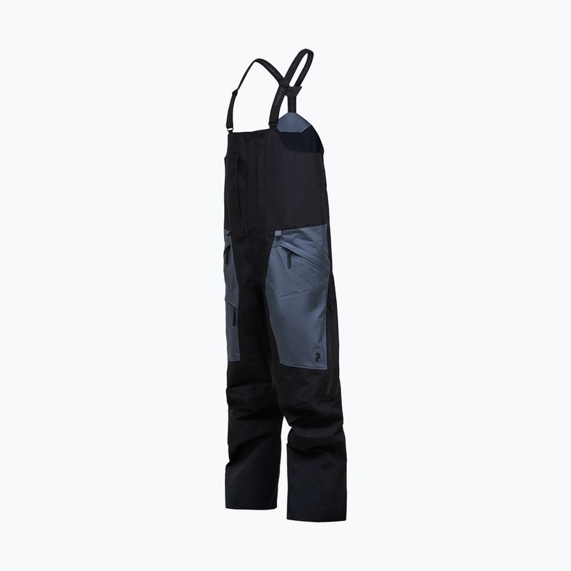 Pantaloni de schi pentru bărbați Peak Performance Vertical GTX Pro Bib black/mountain mist 7