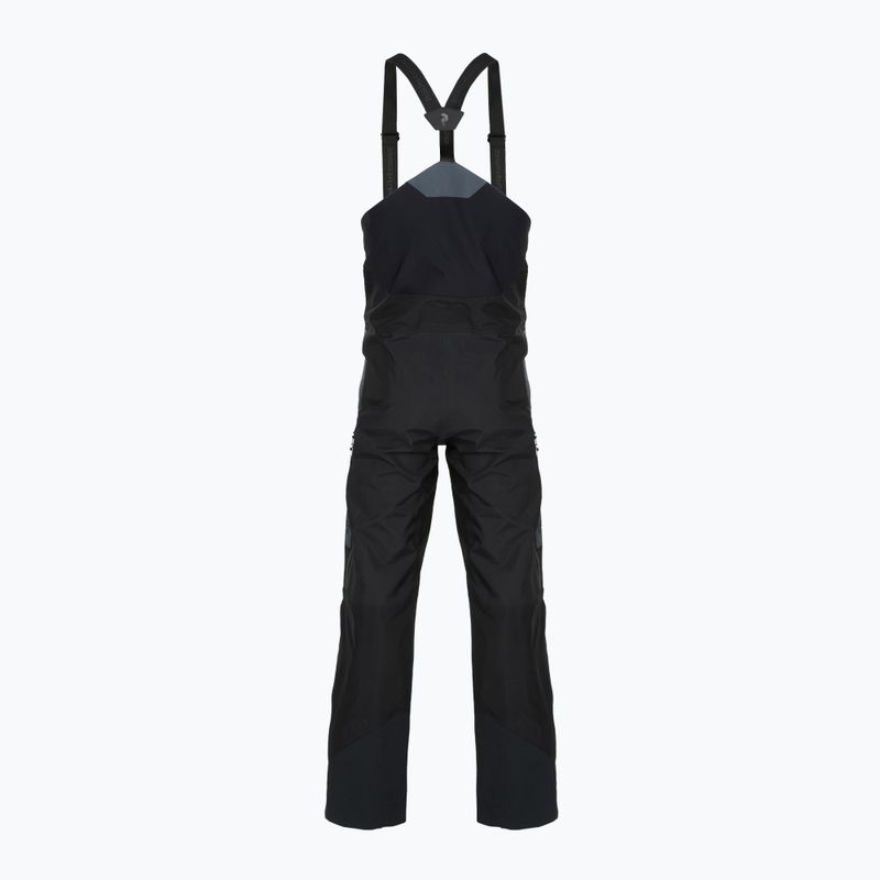 Pantaloni de schi pentru bărbați Peak Performance Vertical GTX Pro Bib black/mountain mist 2