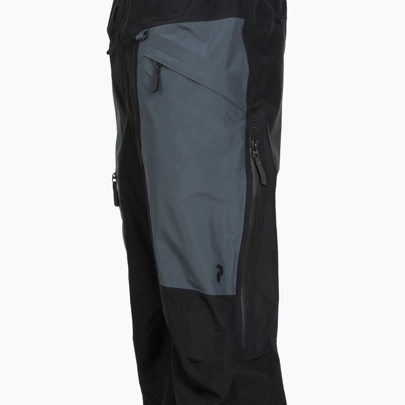 Pantaloni de schi pentru bărbați Peak Performance Vertical GTX Pro Bib black/mountain mist 4