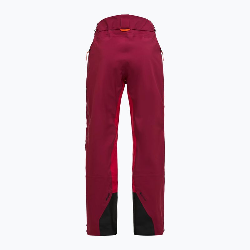 Pantaloni de schi pentru femei Peak Performance Vislight GTX C-Knit 3L vertical zenith/tech burgundy 7
