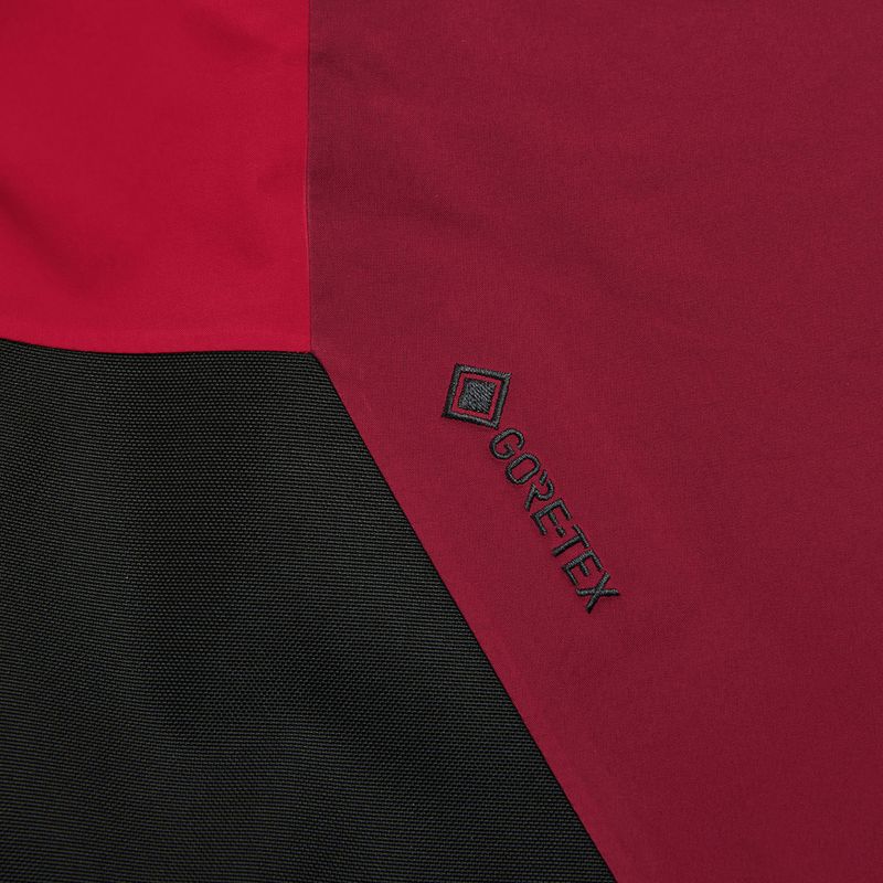 Pantaloni de schi pentru femei Peak Performance Vislight GTX C-Knit 3L vertical zenith/tech burgundy 9