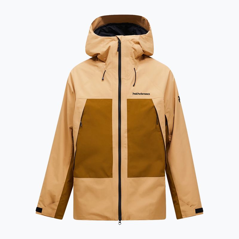 Geacă de schi pentru bărbați Peak Performance Edge Insulated sierra sand/earthy summit 8