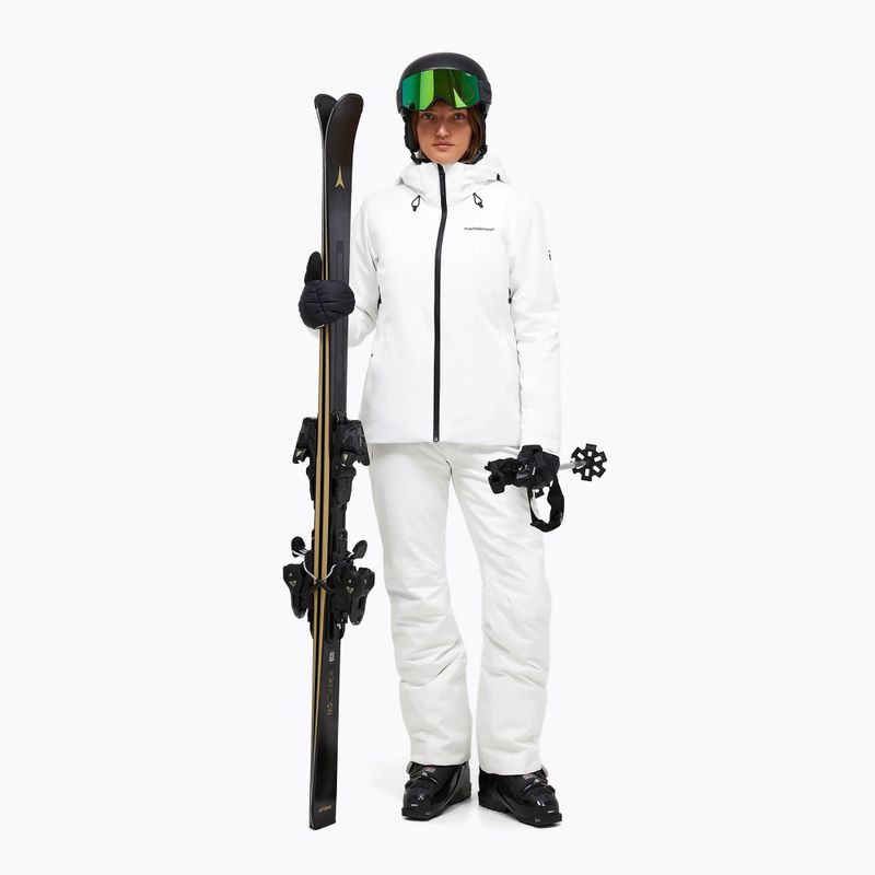Pantaloni de schi pentru femei Peak Performance Anima Insulated off white 9