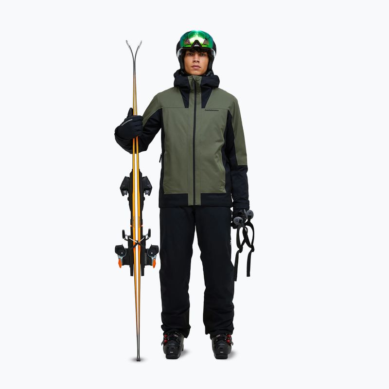 Geacă de schi pentru bărbați Peak Performance Rider Tech Insulated pine needle/black 2